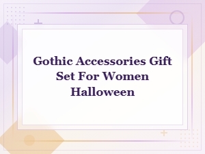 Gothic Accessories Gift Set for Women - Halloween Jewelry Collection